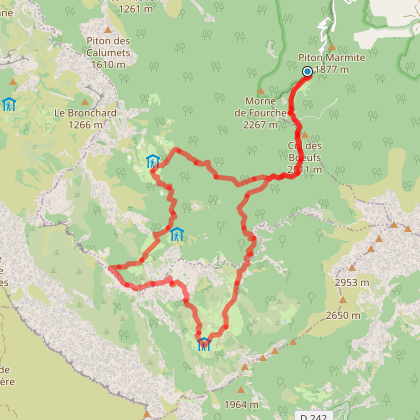 Parcours Marche La Boucle Du Col Des B Ufs Marla Par La Nouvelle