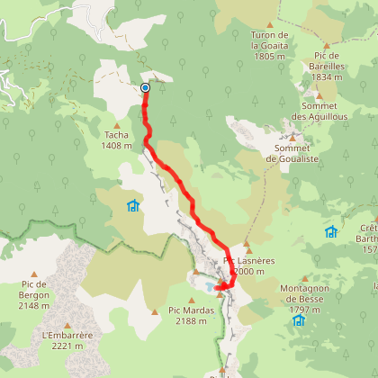 Parcours Marche Lac Du Montagnon Aydius