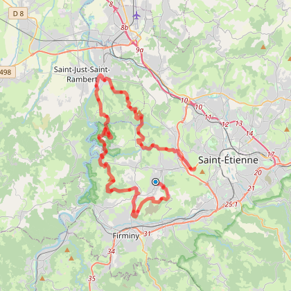 Parcours Vtt Tunnel De Roche Roche La Moliere