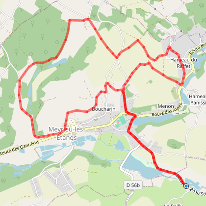 Parcours Marche Meyrieu Les Tangs Plateau Du Terrier Sainte Anne