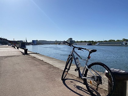 Un jour en famille sur La Seine à Vélo ( Rouen ouest)