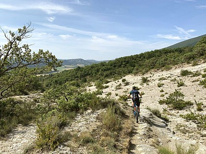 Mountain bike trail "Les balcons de la Durance"