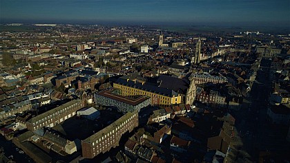 Cambrai, along the city