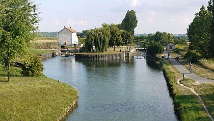 Canal de l'Ourcq à vélo