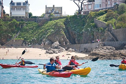 Balade en kayak de mer à Dinard