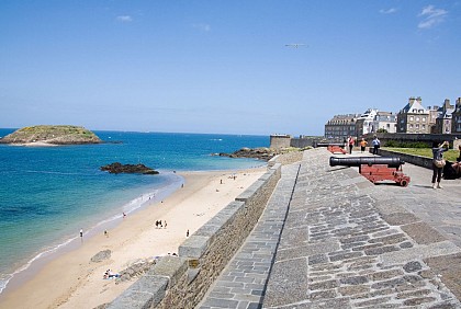 Saint-Malo accessible : les remparts Parcours 1