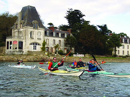 Kayak de mer en Baie de Douarnenez