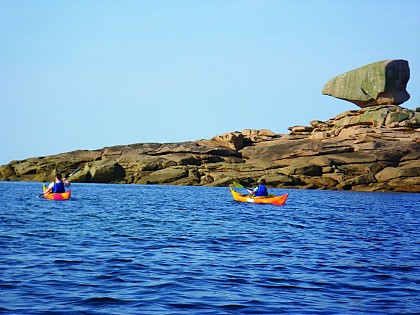 Kayak autour des îles sur Lannion et Trébeurden