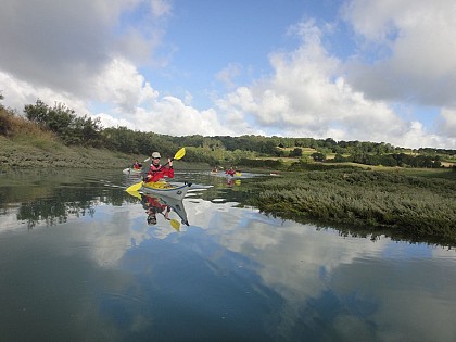 Balade kayak sur la Rance