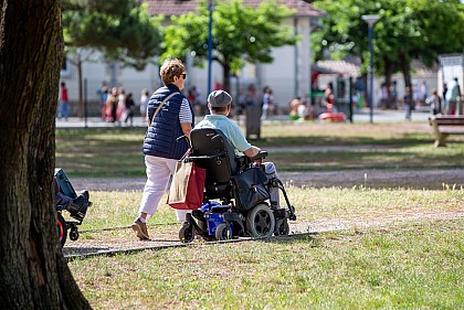 Balade à roulettes : Le parc Cazalet