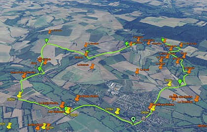 Les Chemins de l'histoire 12,0 Km