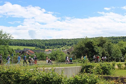 Leisurely walk in Rouvroy