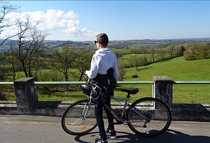 Old train cycling tour
