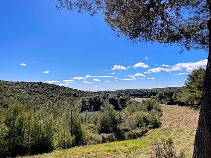 Parcours VTT Fleury : Circuit Coeur de Clape au départ de l'Oustalet