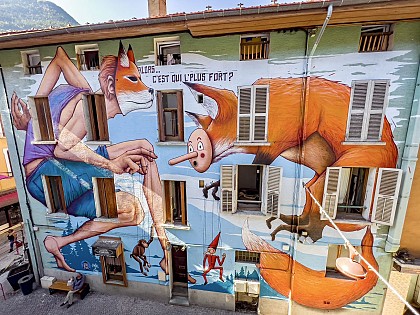 Parcours Street Art à Moûtiers