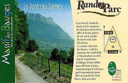 Round trip of the Pont des Dames