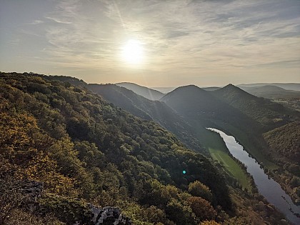 Accès Belvédère : Rocher du Rechandet (Accès par Bretigney-Notre-Dame)