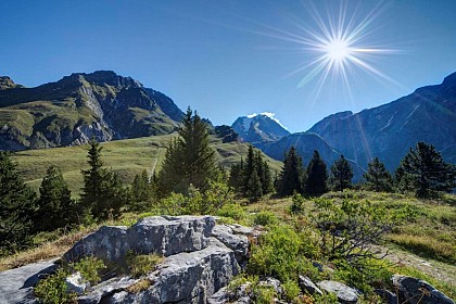 Hiking the steeps: 11km