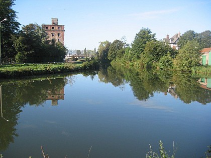 Merville, along the water