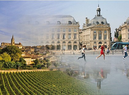 Bordeaux - Saint-Emilion par la piste Roger Lapébie