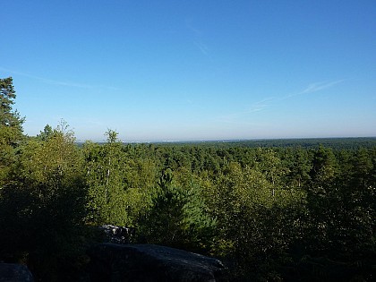 Balconies and rocks of Fontainebleau