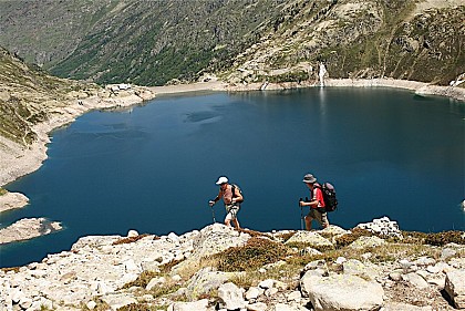 Le refuge d'Arrémoulit depuis Soques