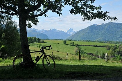 La boucle du piémont ossalois à vélo
