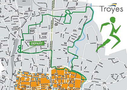 Le parcours du parc des deux Rives