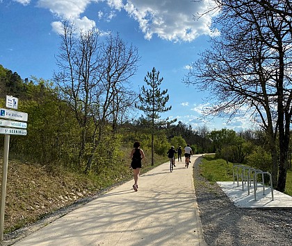 Voie verte - Via Ardèche à Uzer