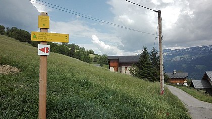Sentier des Montagnettes de Valezan
