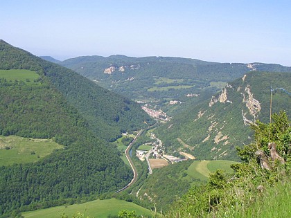 La route du Bugey - Itinéraire au départ de Saint Rambert-en-Bugey