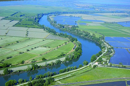 The Albaron marshes at Saliers