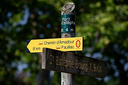 Chemin d'Amadour : étape 3 de Saint-Christoly-Médoc à Pauillac