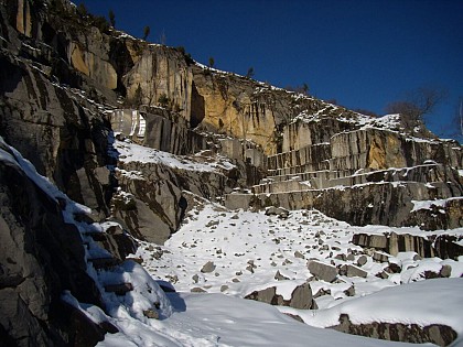 Boucle de la Carrière de Marbre de Balacet en hiver