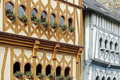 Les maisons en pan de bois de l’école de Guingamp