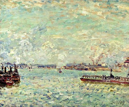 La Seine au Point du Jour - 1878