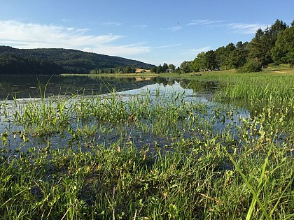 Rivière et lac Val dOignin