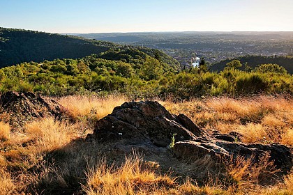 Point de vue sur la Bastide de Villefranche de Rouergue et sur les Gorges de l'Aveyron