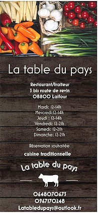 La table du pays