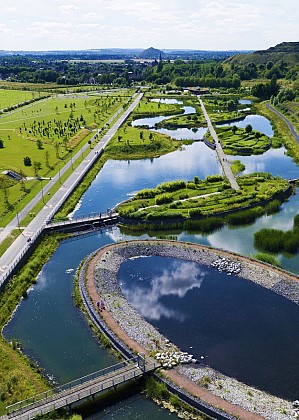 Aquaterra, la maison de l'environnement et le Parc des Îles