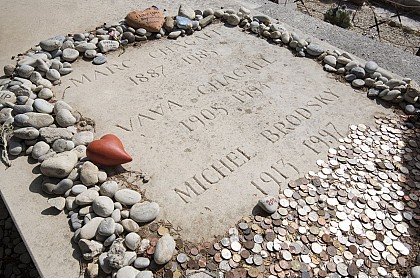 Tombe de Marc Chagall au Vieux Cimetière