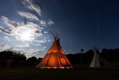 Hébergement insolite Les Tipis du Bonheur de Vivre
