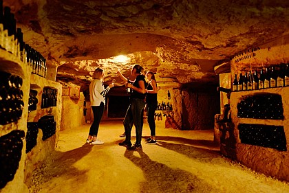 Visite de la cave Bacchus au Domaine Lelais