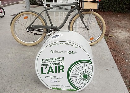 Station dépannage vélo