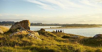 Pointe de Pen an Théven vue sur les dunes de Keremma