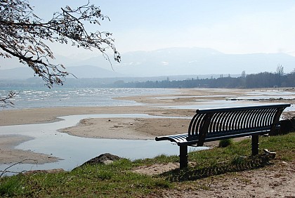 Excenevex sand beach