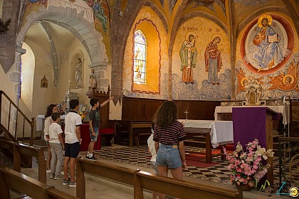 Les fresques de l'église