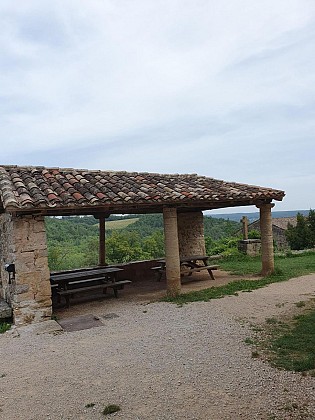 Covered picnic area 2nd gate of Hirissou