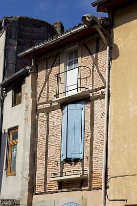 Half timbered houses