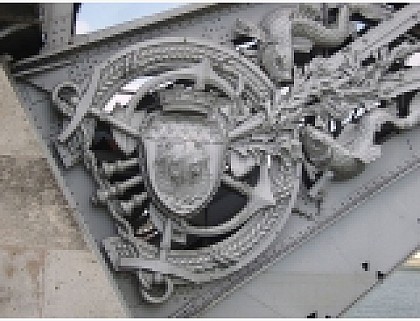 Blazon of the viaduct of Austerlitz